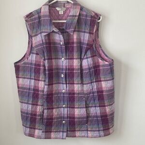CJ Banks Purple vest size 2x